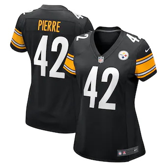 womens nike james pierre black pittsburgh steelers team gam